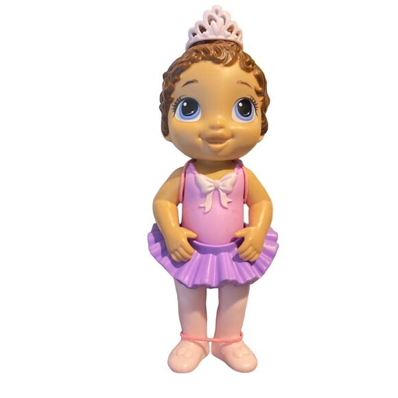 Baby Alive Ballerina Doll Pink Tutu Tiara Interactive Toy Playset‎ - Picture 1 of 3